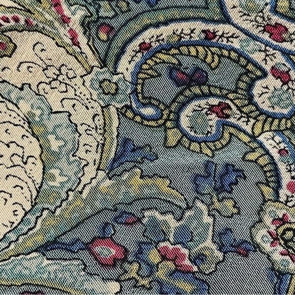 Michelle Stuart Vintage Paisley Midi Dress M Cottagecore Modest Peasant Boho - Picture 9 of 9